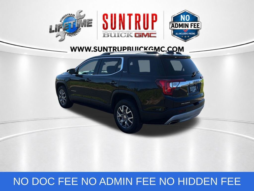 2020 GMC Acadia — rear three-quarter view