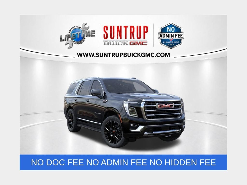 2026 GMC Yukon Elevation in Onyx Black — front three-quarter view
