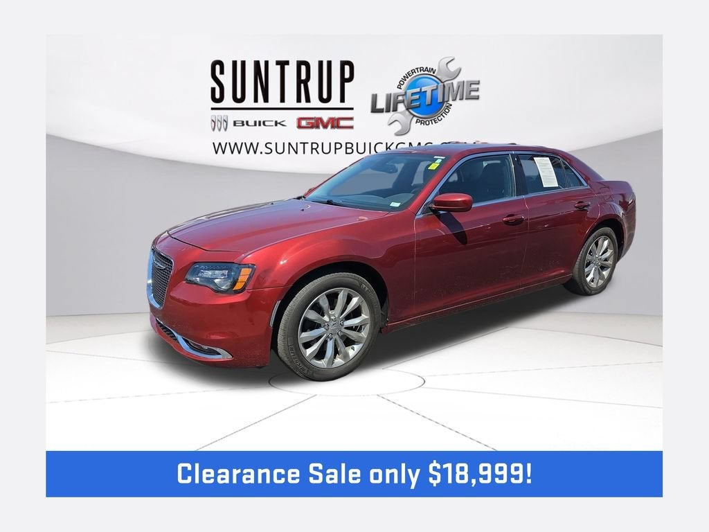 2020 Chrysler 300 Touring L in Red — front three-quarter view