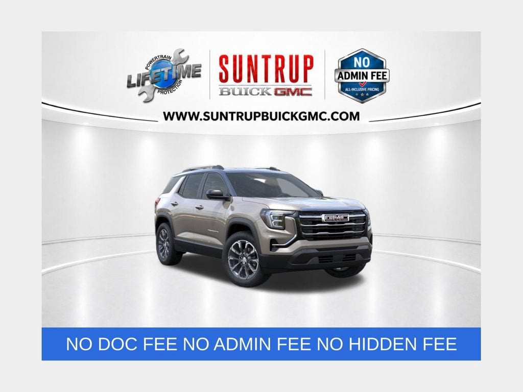 2027 GMC Terrain FWD Elevation in Riverstone Metallic — front three-quarter view