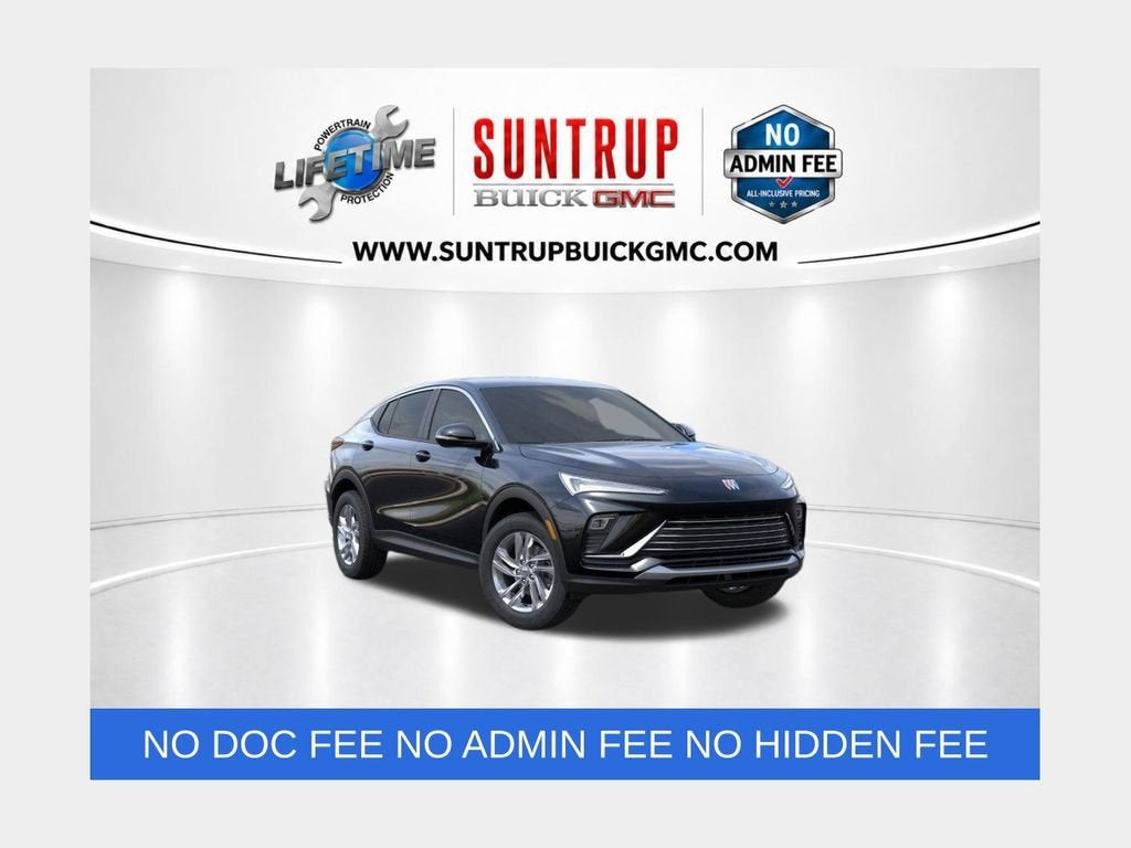 2026 Buick Envista Preferred in Ebony Twilight Metallic — front three-quarter view