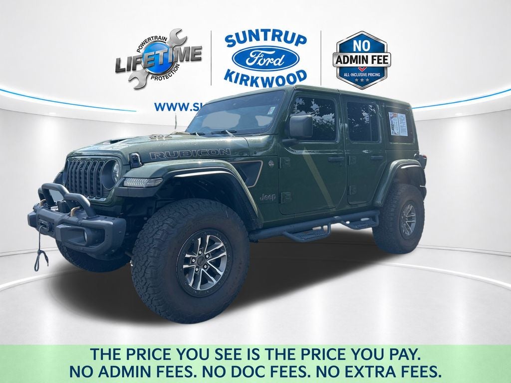 2023 Jeep Wrangler Rubicon 392 in Sarge Green Clearcoat — front three-quarter view