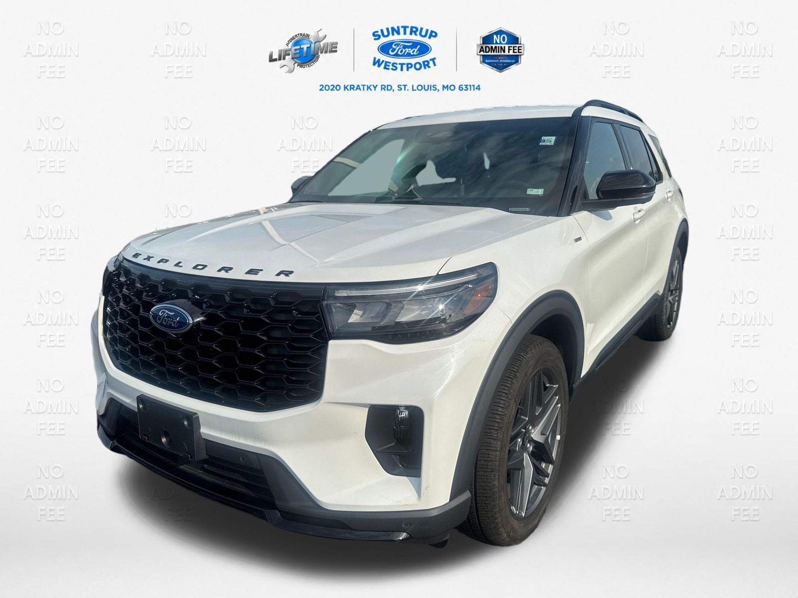 2025 Ford Explorer — rear three-quarter view