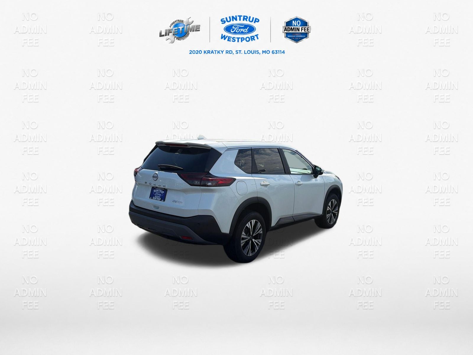 2023 Nissan Rogue — rear three-quarter view